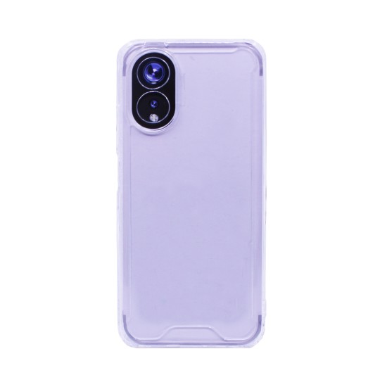 Capa de Silicone Dura com Moldura de Câmera para Oppo A38 4G/Oppo A18 4G Transparente